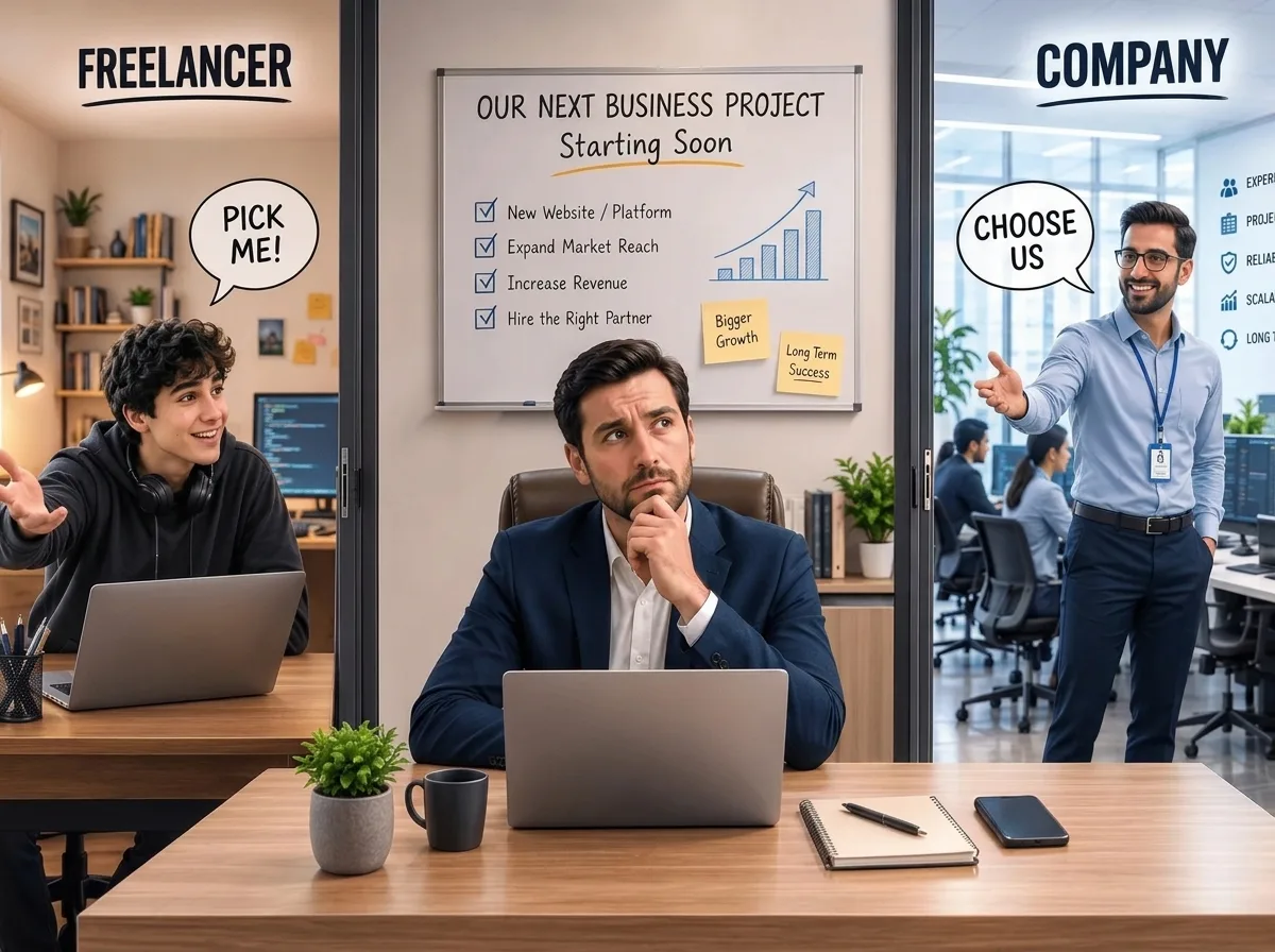 Freelancer or Company: Which Is the Smarter Choice for Businesses?